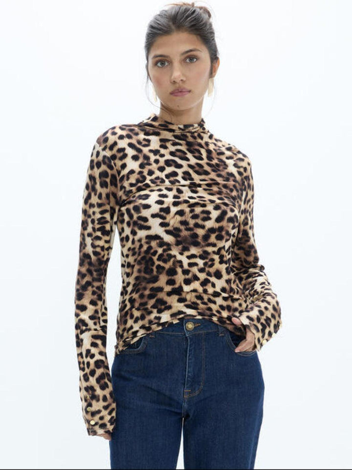 Lola Casademunt Leopard Print Top In 2615041-Nicola Ross