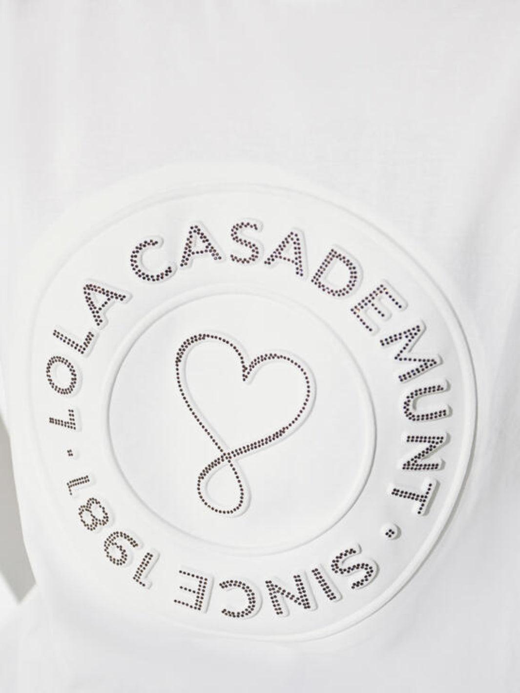Lola Casademunt Logo T-Shirt In White 2615028-Nicola Ross