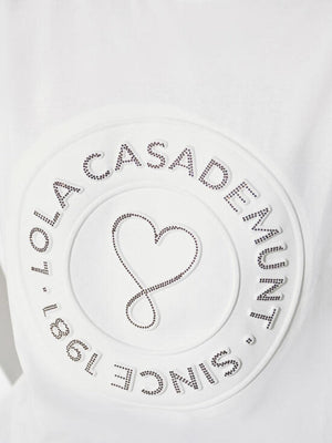 Lola Casademunt Logo T-Shirt In White 2615028-Nicola Ross