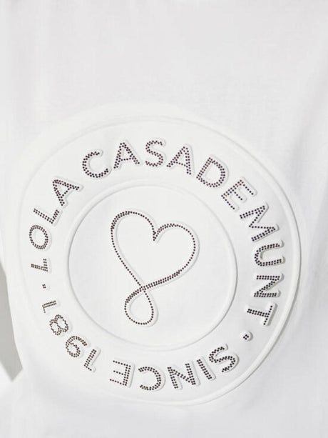 Lola Casademunt Logo T-Shirt In White 2615028-Nicola Ross