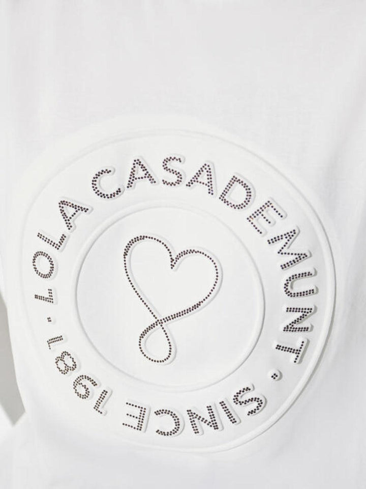 Lola Casademunt Logo T-Shirt In White 2615028-Nicola Ross