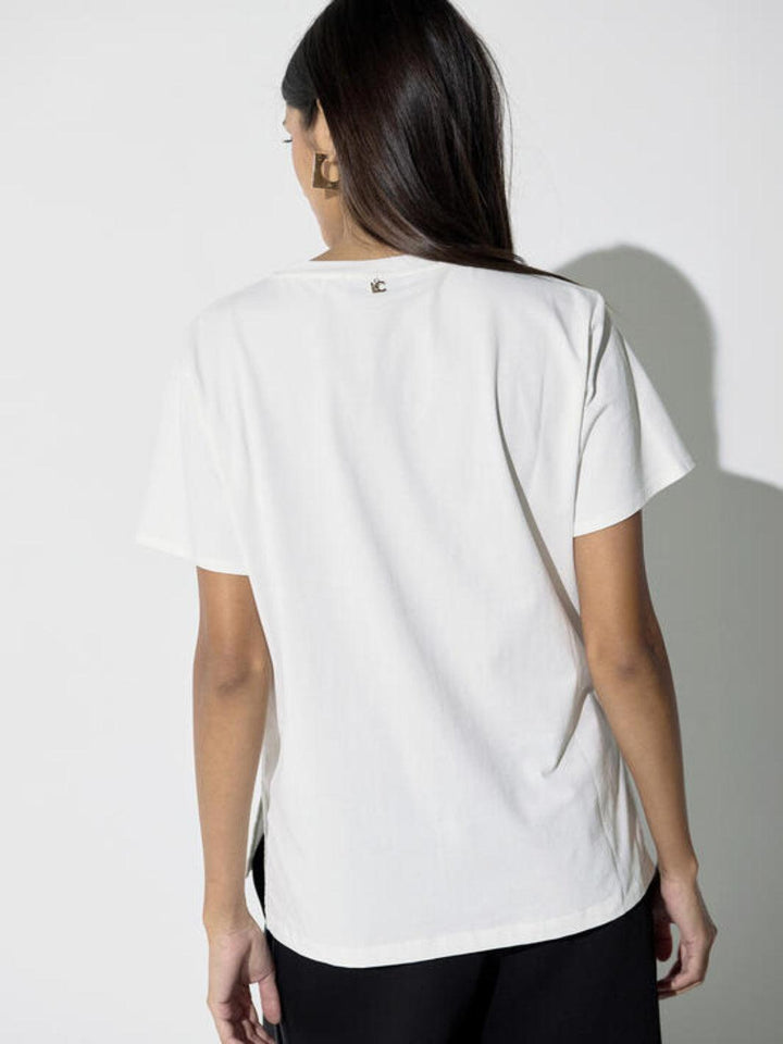 Lola Casademunt Logo T-Shirt In White 2615028-Nicola Ross