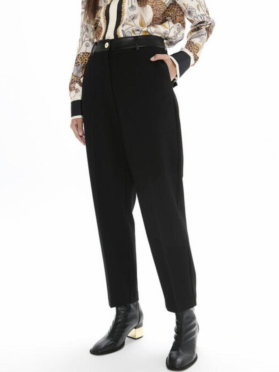 Lola Casademunt Tapered Trousers In Black 2614006-Nicola Ross