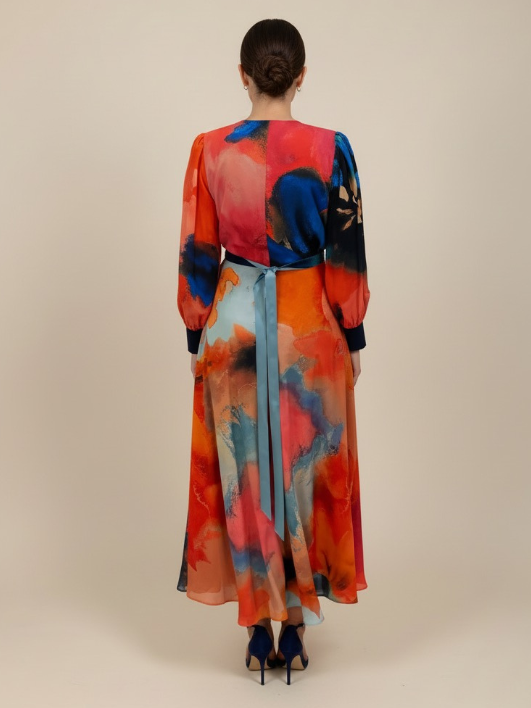 Matilde Canó Floral Dress T506-Occasion Wear-Guest of the wedding-Nicola Ross