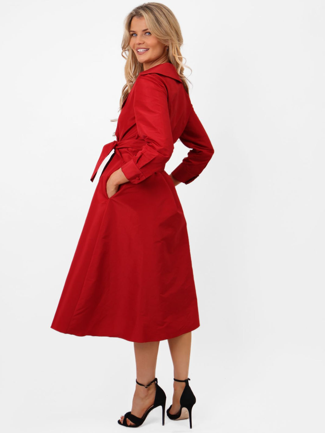Moskada Dress 7221 In Red-Mother of the bride- mother of the groom -Nicola Ross