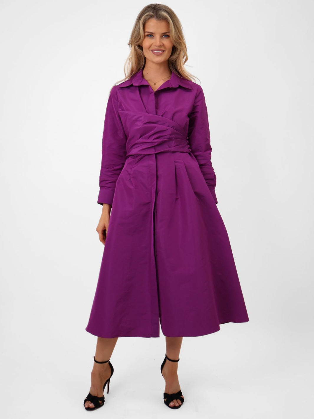 Moskada Dress P70B In Purple-Mother of the bride- mother of the groom -Nicola Ross