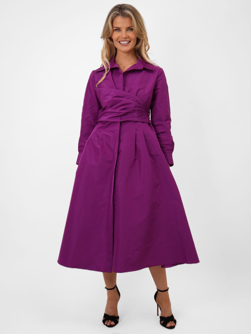 Moskada Dress P70B In Purple-Mother of the bride- mother of the groom -Nicola Ross