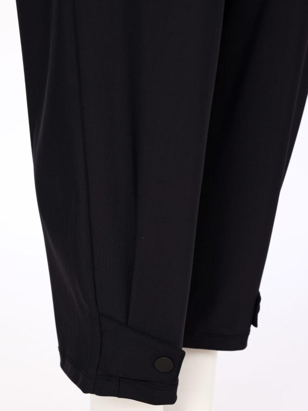 Naya Drawstring Trousers in Black 26116-Nicola Ross