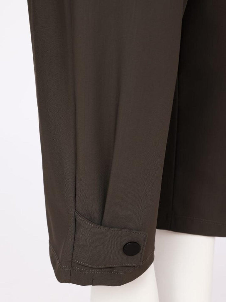 Naya Drawstring Trousers in Thyme 26116-Nicola Ross