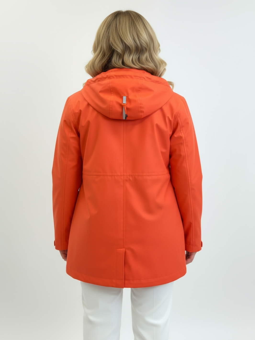 Normann Lightweight Rain Jacket In Coral 4616-47-Nicola Ross