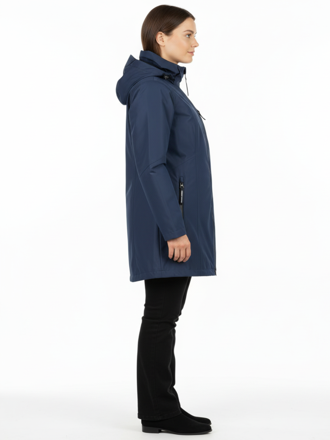 Normann Rain Jacket In Navy 1223-Nicola Ross