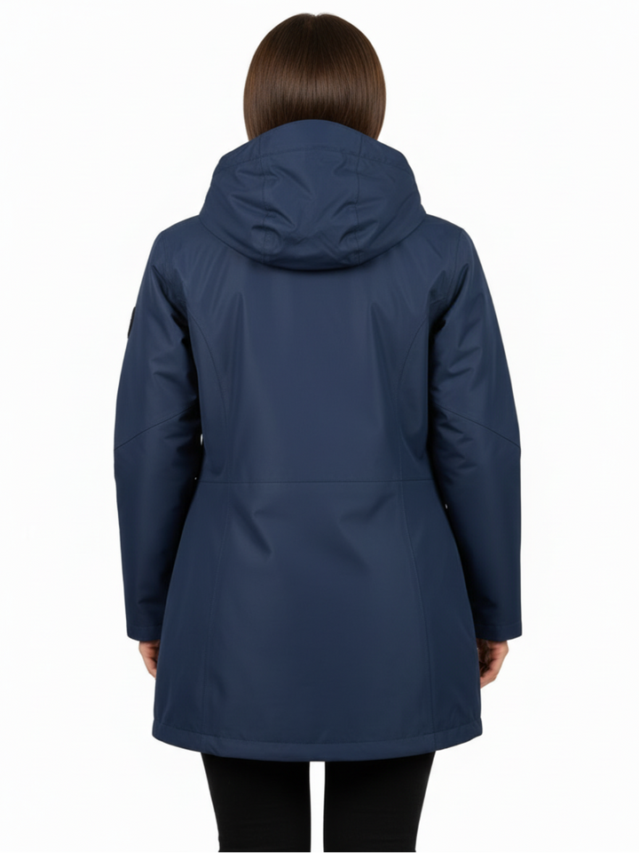Normann Rain Jacket In Navy 1223-Nicola Ross