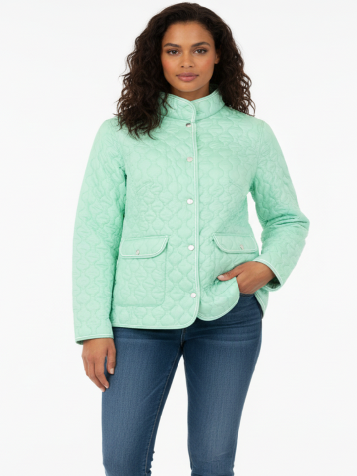 Normann Reversible Jacket In Mint Green 1523-Nicola Ross