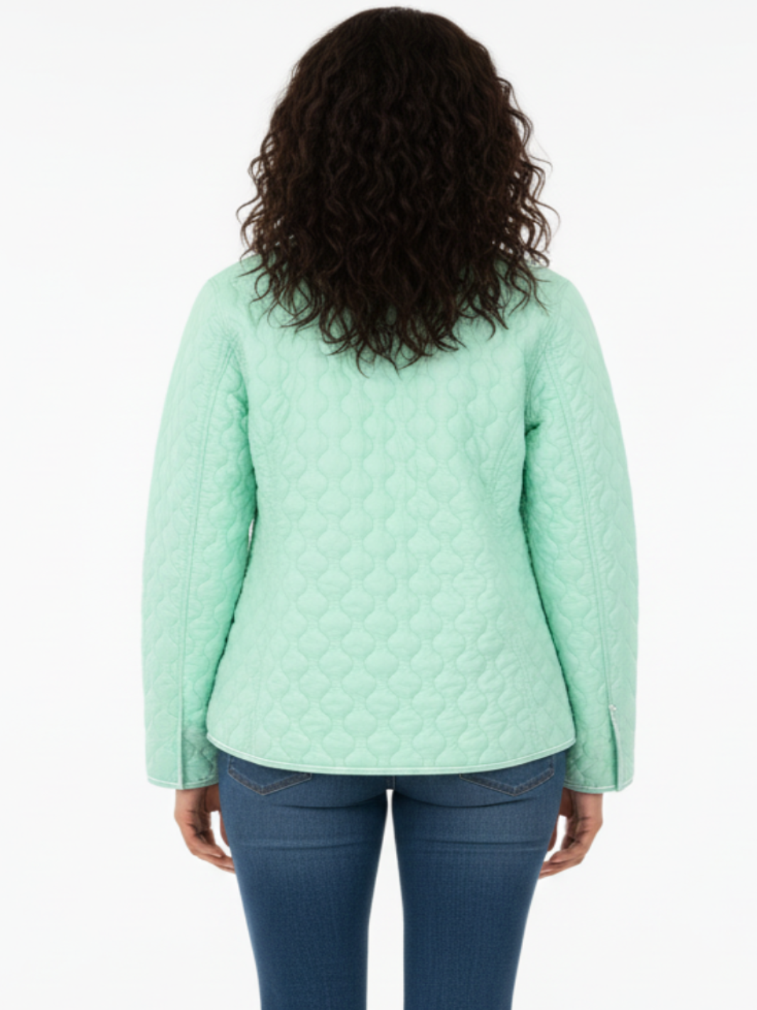 Normann Reversible Jacket In Mint Green 1523-Nicola Ross