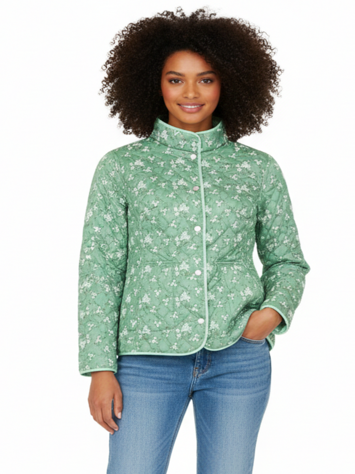 Normann Reversible Jacket In Mint Green 1523-Nicola Ross