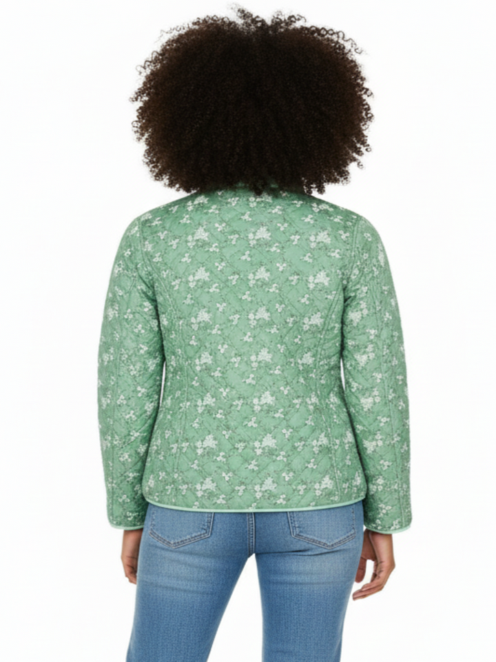 Normann Reversible Jacket In Mint Green 1523-Nicola Ross