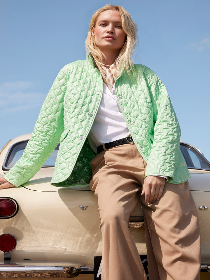 Normann Reversible Jacket In Mint Green 1523-Nicola Ross
