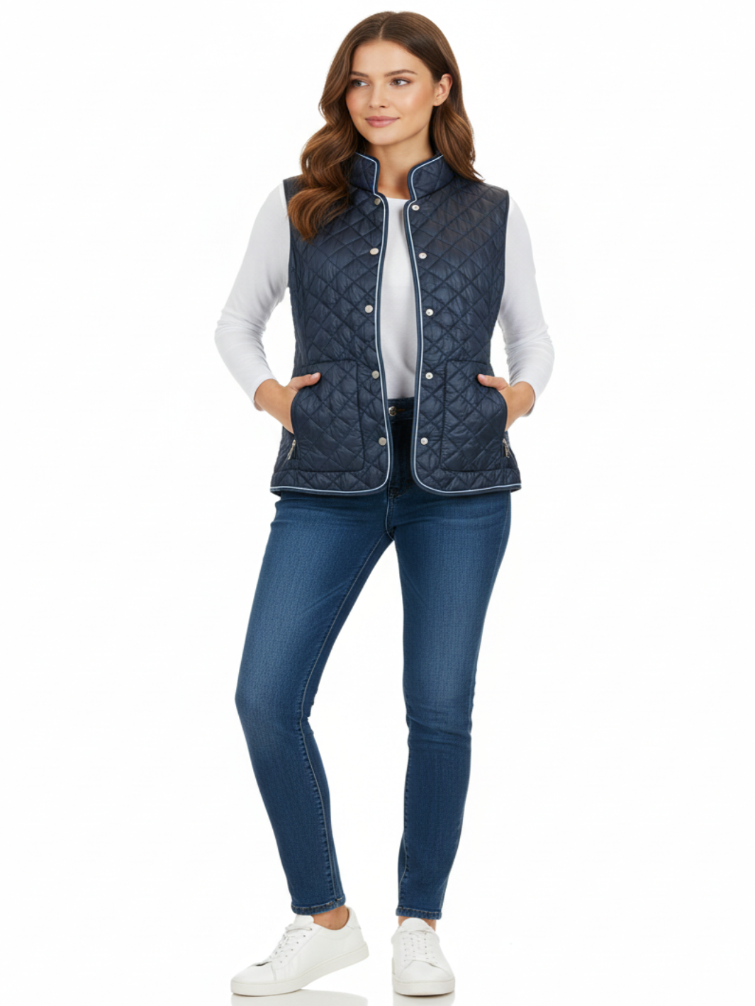 Normann Reversible Waistcoat In Blue 2014-Nicola Ross