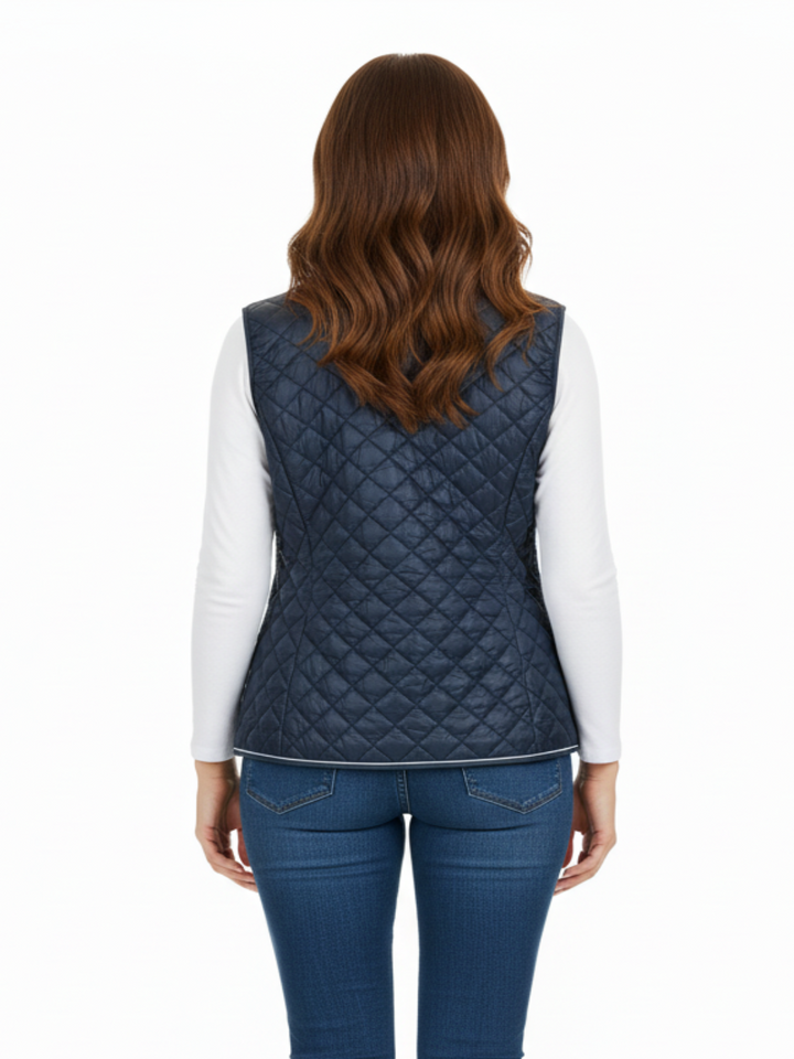Normann Reversible Waistcoat In Blue 2014-Nicola Ross