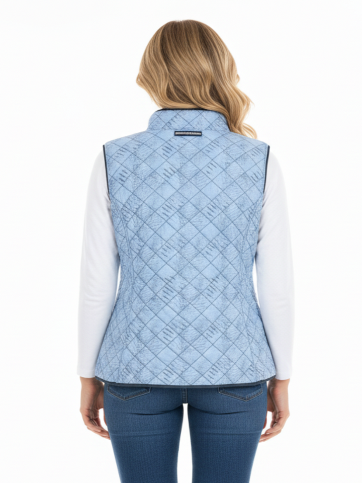 Normann Reversible Waistcoat In Blue 2014-Nicola Ross
