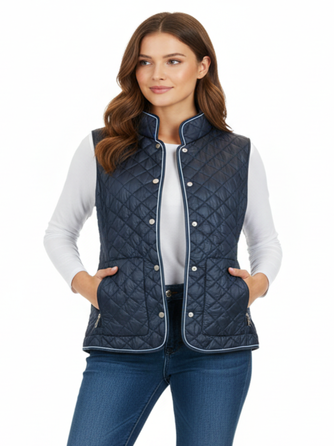 Normann Reversible Waistcoat In Blue 2014-Nicola Ross