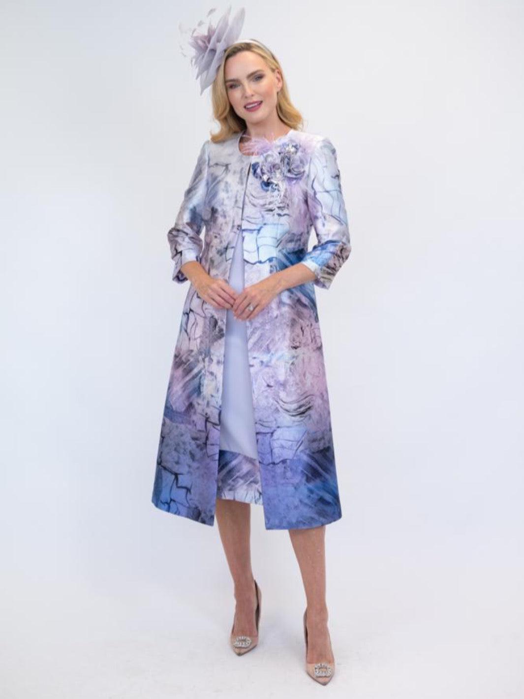 Ophelia Melita Gina Dress/Coat in Lilac-Mother of the bride- mother of the groom -Nicola Ross