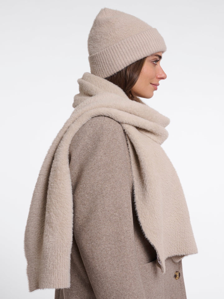 Rino & Pelle Otus Soft Scarf in Stone