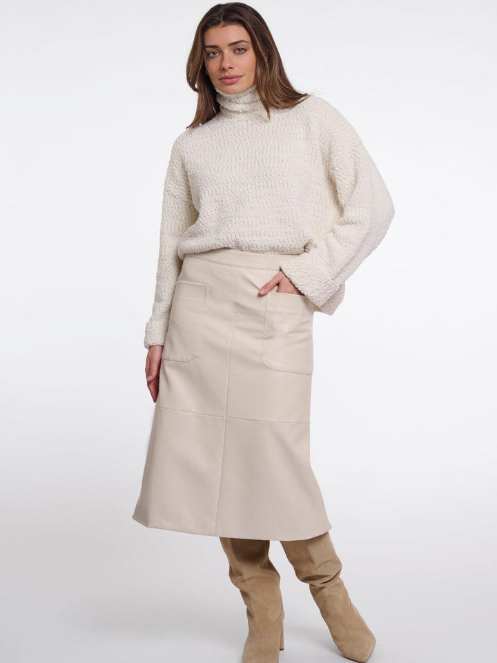 Rino & Pelle Almas Midi Skirt In Birch-Nicola Ross