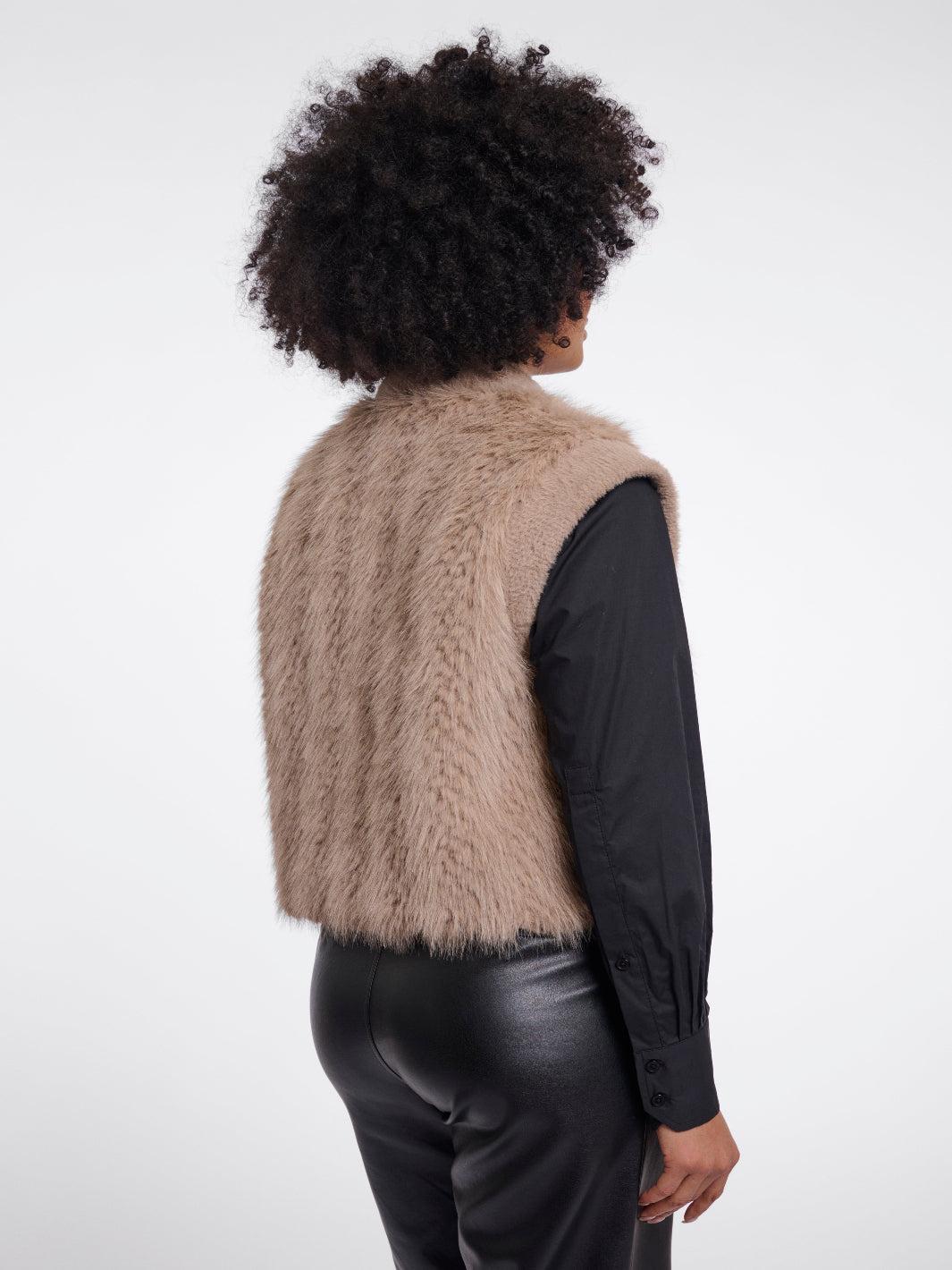 Rino & Pelle Alvita Waistcoat In Oat-Nicola Ross