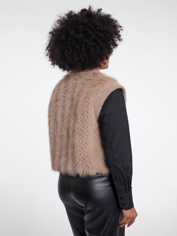 Rino & Pelle Alvita Waistcoat In Oat-Nicola Ross