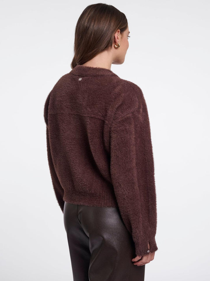 Rino & Pelle Bento Cardigan In Coffee Roast-Nicola Ross