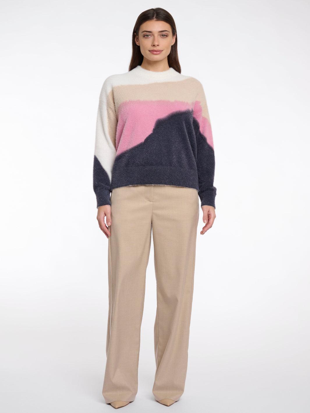 Rino & Pelle Berdie Sweater In Multi Print-Nicola Ross
