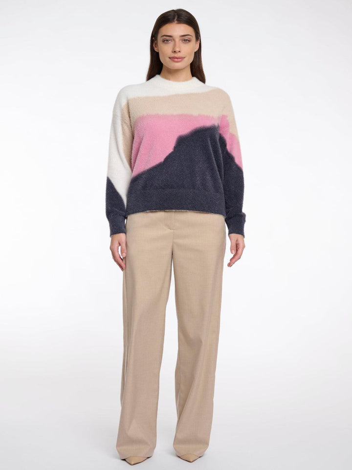 Rino & Pelle Berdie Sweater In Multi Print-Nicola Ross
