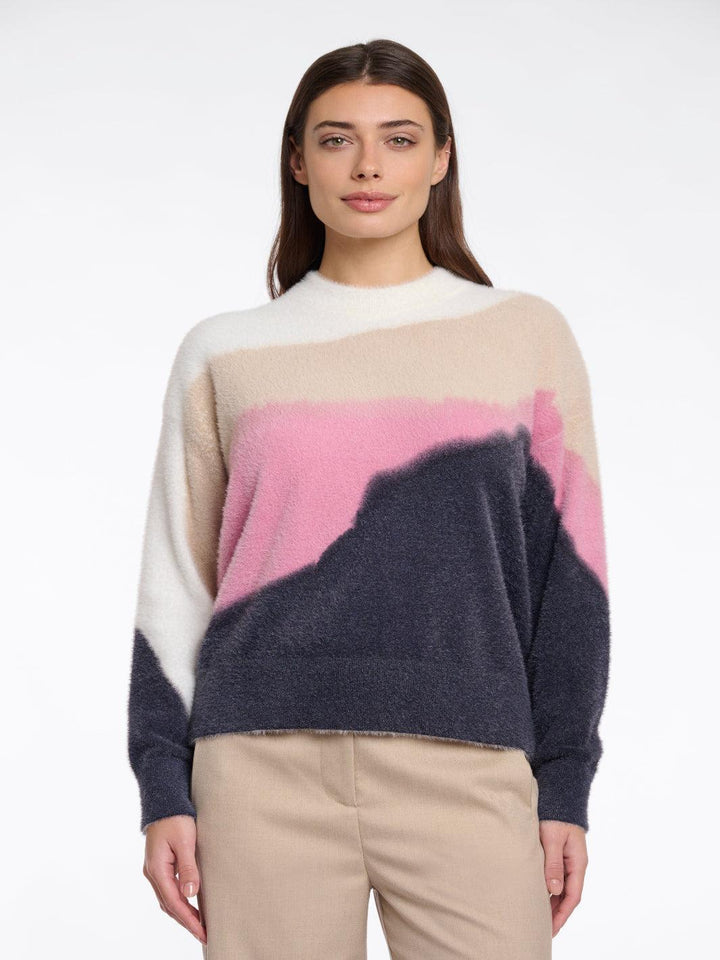 Rino & Pelle Berdie Sweater In Multi Print-Nicola Ross