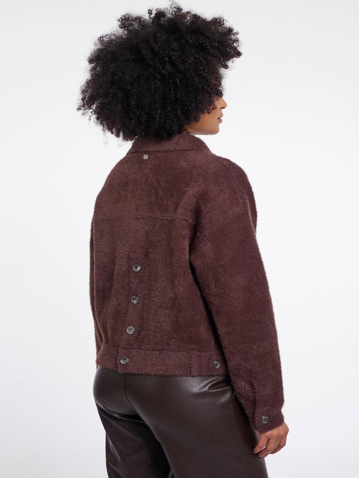 Rino & Pelle Bubbly Jacket In Coffee Roast-Nicola Ross