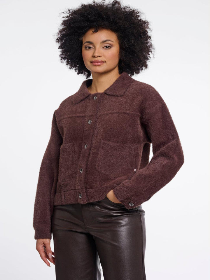 Rino & Pelle Bubbly Jacket In Coffee Roast-Nicola Ross