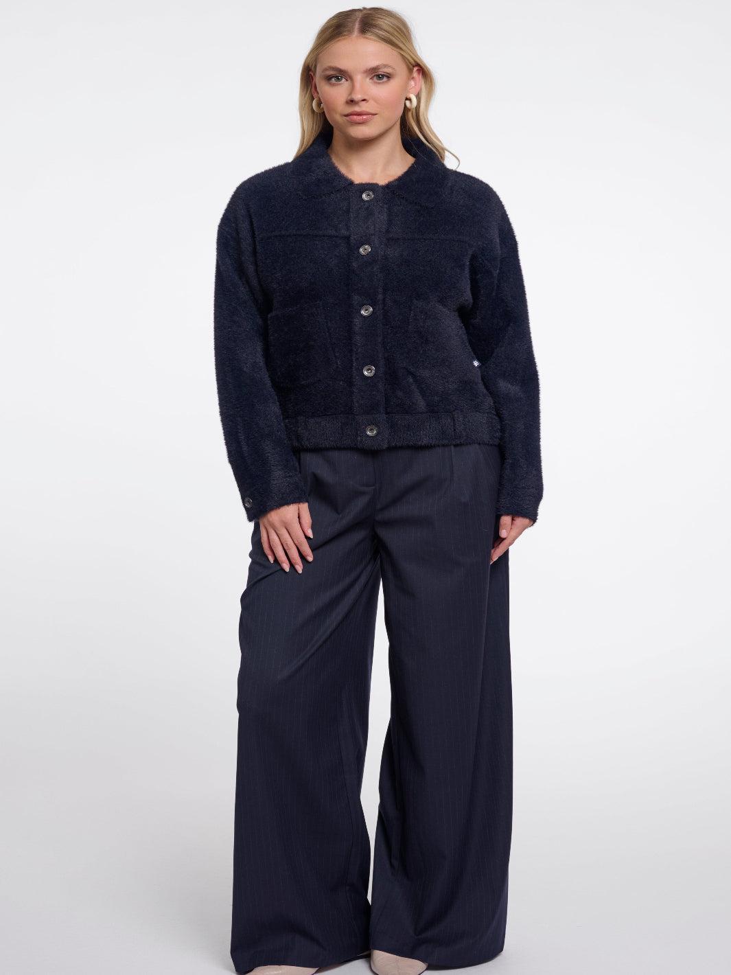 Rino & Pelle Bubbly Jacket In Dark Navy-Nicola Ross
