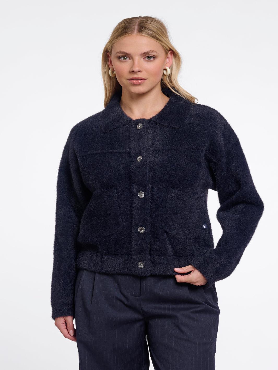 Rino & Pelle Bubbly Jacket In Dark Navy-Nicola Ross