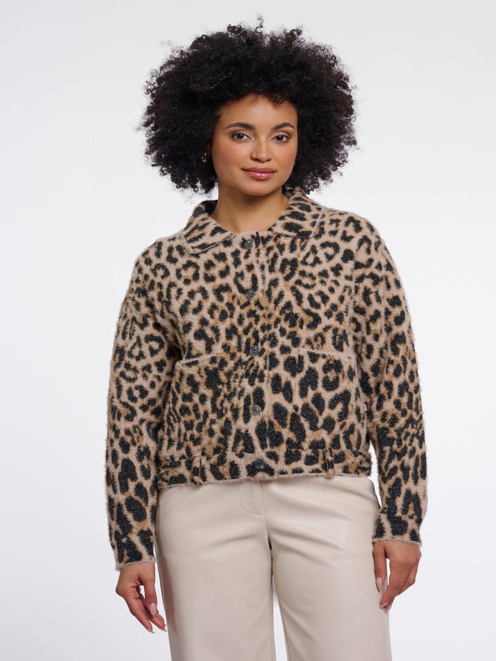Rino & Pelle Bubbly Jacket In Light Leopard-Nicola Ross