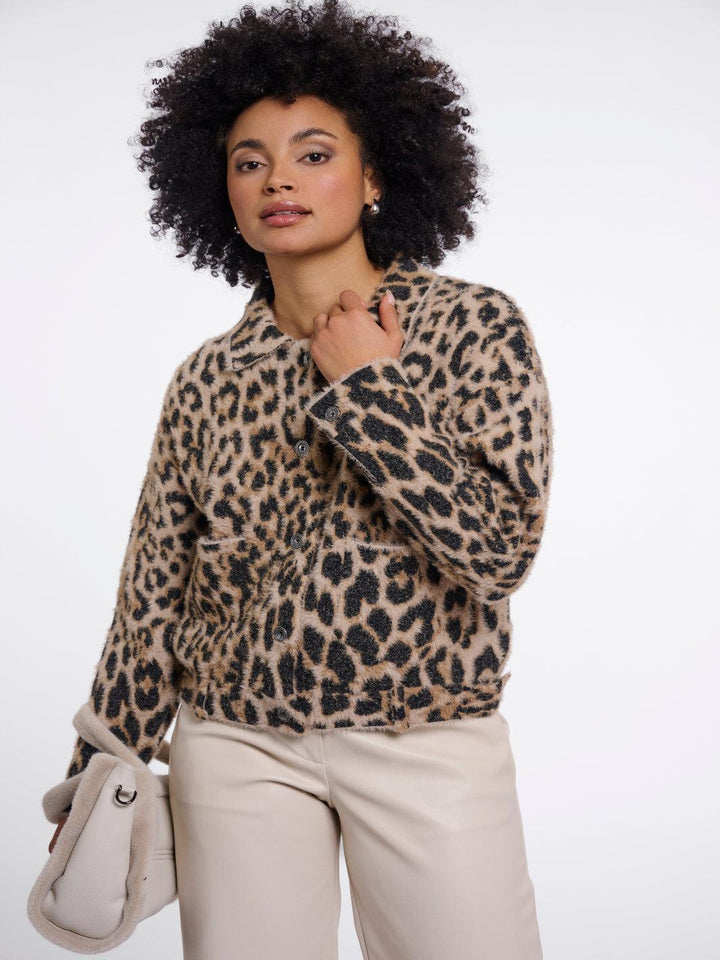 Rino & Pelle Bubbly Jacket In Light Leopard-Nicola Ross