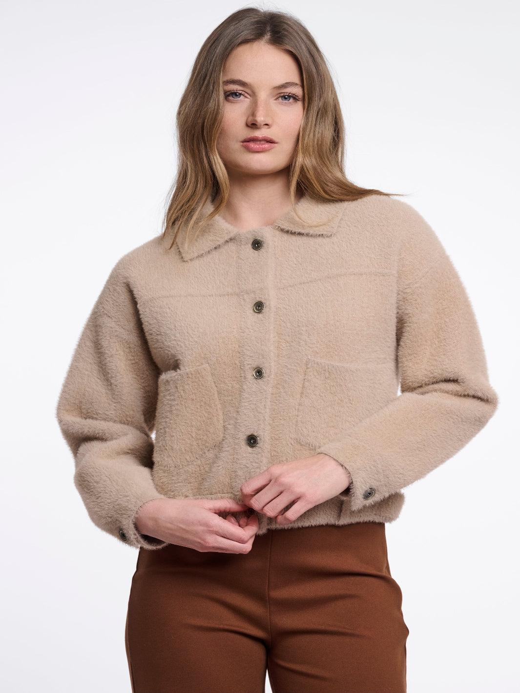 Rino & Pelle Bubbly Jacket In Oat-Nicola Ross