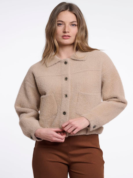Rino & Pelle Bubbly Jacket In Oat-Nicola Ross