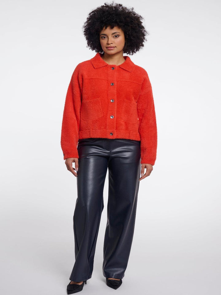 Rino & Pelle Bubbly Jacket In Red-Nicola Ross