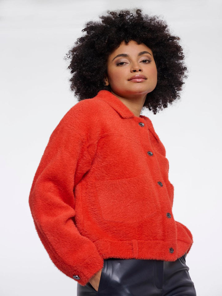 Rino & Pelle Bubbly Jacket In Red-Nicola Ross