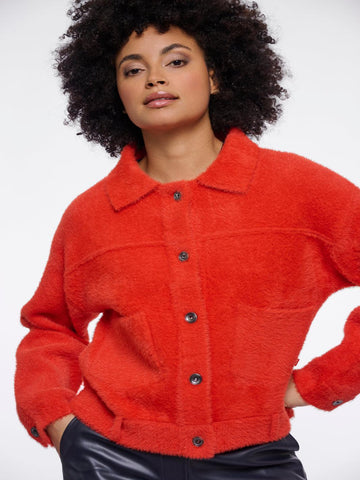 Rino & Pelle Bubbly Jacket In Red-Nicola Ross