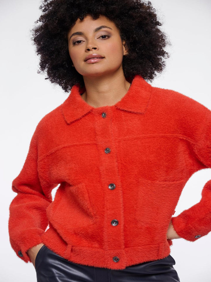 Rino & Pelle Bubbly Jacket In Red-Nicola Ross