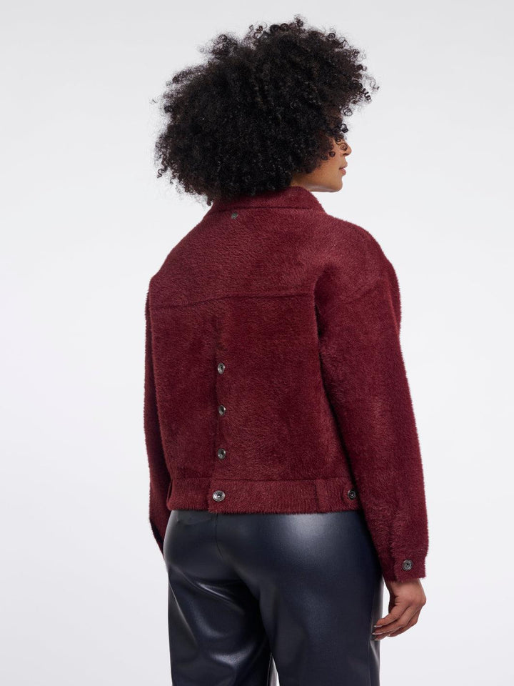 Rino & Pelle Bubbly Jacket In Sangria-Nicola Ross