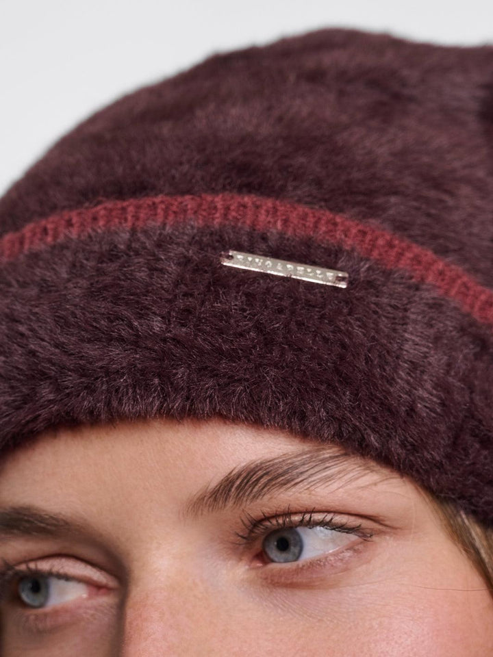 Rino & Pelle Connie Hat In Fudge Sangria-Nicola Ross