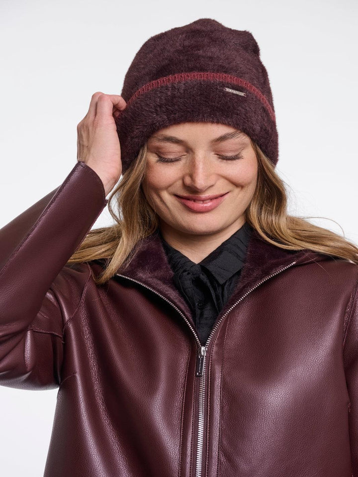 Rino & Pelle Connie Hat In Fudge Sangria-Nicola Ross