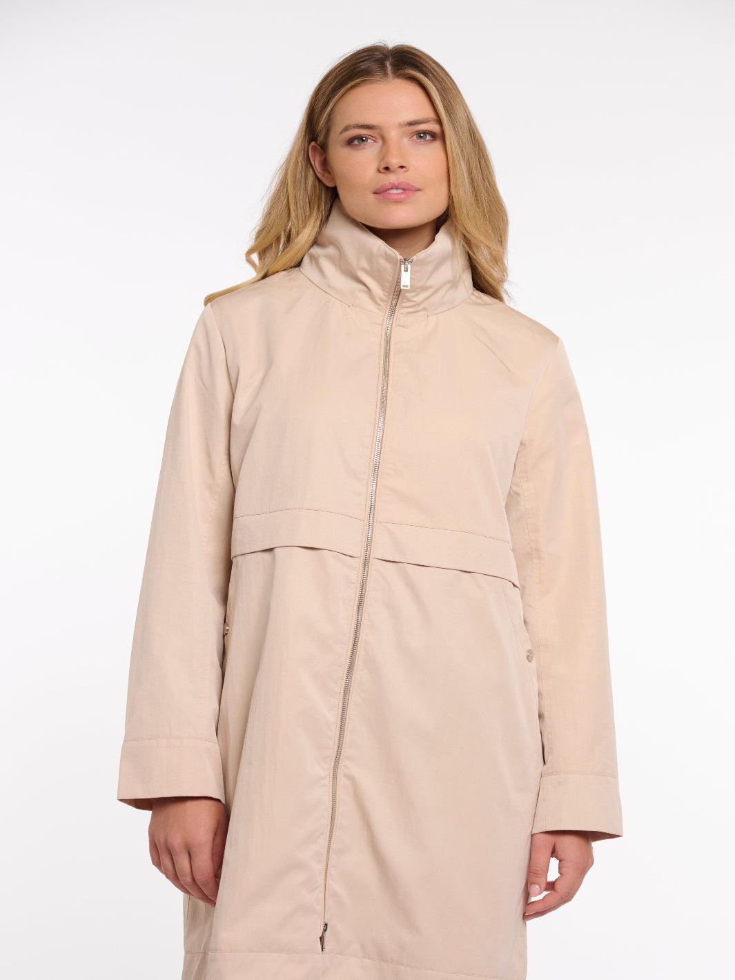 Rino & Pelle Darren Parka Jacket In Oat-Nicola Ross
